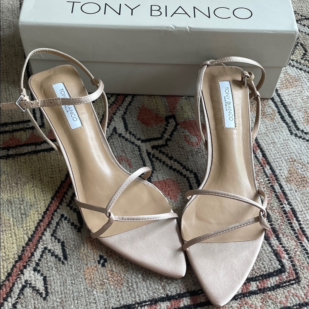 Tony Bianco Women's Strappy Heels - Light Pink